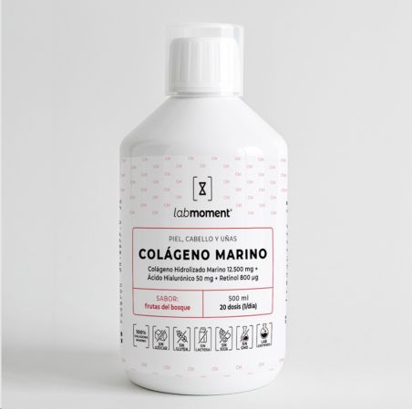 COLAGENO MARINO+RETINOL+ACIDO HIALURONICO SABOR  FRUTAS DEL BOSQUE 500ML