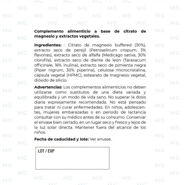 Citrato de Magnesio | Energía, Digestión y Bienestar Muscular