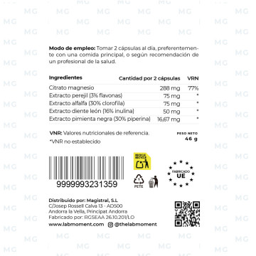 Citrato de Magnesio | Energía, Digestión y Bienestar Muscular