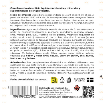 Multivitamínic Kids LabMoment | Vitaminas infantiles líquidas