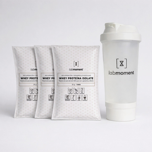 Pack Descubrimiento Proteína Whey Isolate + Shaker | LABMOMENT