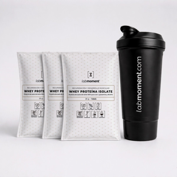 Pack Descubrimiento Proteína Whey Isolate + Shaker | LABMOMENT