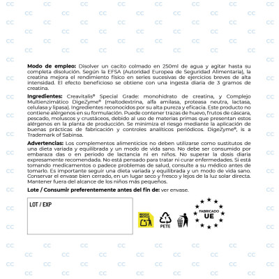 Creatina Monohidratada | Sabor Neutro 300g