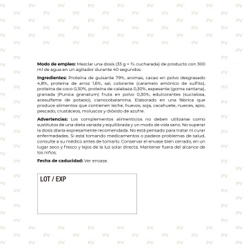 Proteína Vegana Chocolate – Sin lactosa ni gluten